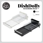 DishDolly Extendable Dish Drainer Rack