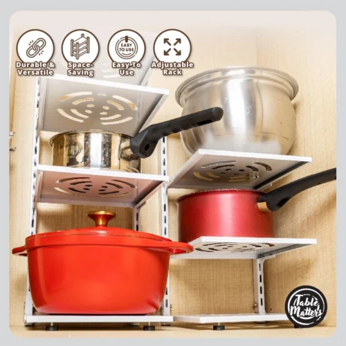 Vertex Pot and Pan Cabinet Organiser Rack Collection